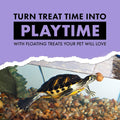 Zilla Turtle Chasers Floating Treats, Turtle Food, Made with Real Shrimp