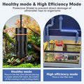 hygger Aquarium U-V Light with Timer, 360° Protective Shield Clean Light for Green Water and Algae Clean, Mini Algae Con