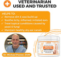 Nootie Medicated Ear Finger Wipes with Chlorhexidine for Dogs, Gentle Dog Ear Cleaning Wipes for Itchy, Sensitive Ears - Helps Remove Wax, Dirt Buildup, & Odor 80 Wipes - Made in USA