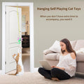 Janbenty Interactive Cat Toys, 8 Assorted Teaser Refills, 3 Indoor Cat Hanging Toy and 1 Interactive Wand Suitable for Indoor Cats