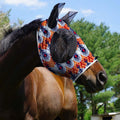 Harrison Howard Super Comfort Stretchy Fly Mask Large Eye Space with UV Protection Soft on Skin with Breathability Tribe