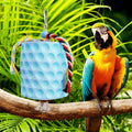 Extra Large Bird Chewing Toy, Parrot Beak Grinding Calcium Stone with Bells, Bird Cage Accessories, Cage Toys for Cockat