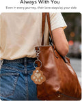 Aurichi Cat & Dog Hair Keychain, Leather Dog Paw Hair Holder Fur Collection Key Chain Keepsake Pet Loss Memorial Gift