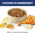 Hill's Science Diet Adult 7+ Indoor Dry Cat Food, Chicken, 7 lb. Bag