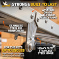 87" Extra Long Dog Ramp for Pickup Truck, 17" Wide Aluminum Alloy Foldable Pet Car Ramp for Large Dogs 150 lbs, Upgraded