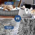 Calming Dog Bed for Couch with Cozy Raised Edge, 45x37 Inch