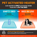 K&H PET PRODUCTS Original Lectro-Kennel Outdoor Heated Pad with Free Cover Black Medium 16.5 X 22.5 Inches