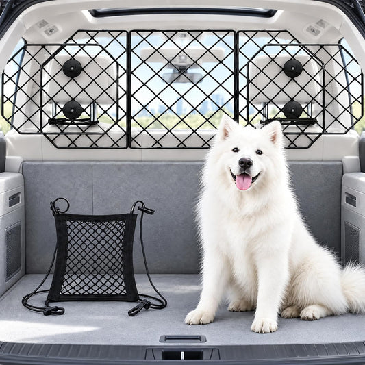 Urban Deco Dog Car Barrier for SUV Heavy Duty Metal Mesh Pet Divider