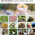 Hamiledyi 35.4×15.7" Reptile Carpet Coconut Fiber Substrate Large Lizard Cage Mat Coco Fiber Liner Snake Bedding Natual 