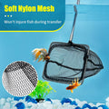 AQUANEAT Aquarium Net with Extendable Long Handle, Adjustable Wastes Skimming Cleaning Tools for Fish Tanks