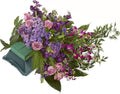 FloraCraft Plastic Floral Casket Saddle 3.5 Inch x 11.25 Inch x 14 Inch Green