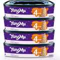 Premium Cat Litter Refill Bags | Jumbo 4-Pack 96 Total ft | Upgrade Odor Controlling, Universally Compatible with Litter