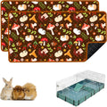 Guinea Pig Cage Liner, 49"x24" Bedding for Midwest Cage 2 Pack, Mushroom