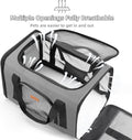 ROYPET Cat Carrier,Portable Pet Carrier Bag for Cats and Small Dogs,Foldable Soft-Sided and Scratch-Proof mesh Cat Bag Pet Carriers,Airline Approved Pet Carrier,Pet Travel Carrier Up to 15 Lbs,Grey