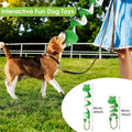 Duty Dog Rope Toys with Crinkle Paper & Squeaker - Interactive Tug of War Pull Toy for Puppy Boredom, Teeth Cleaning -To