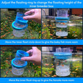 middlefloatingbreederbox Breeder Box for Fish Tank Isolation Aquarium Separator Hatchery Incubator for Guppy Baby Betta 