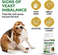 Pawganix YeastGuard – Dog Yeast Infection Treatment & Probiotics (60 Chews) | Itchy Skin, Ear, Paw & Allergy Relief | 2B CFU + Caprylic Acid | Vet-Approved, Made in USA