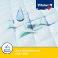 Vitakraft Cage Liners for Birds - For Parrot, Parakeet, Conure, and Cockatiel Cages White 20" X 18" 7 Count, Premium Absorbent Liner