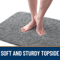 OLANLY Dog Door Mat for Muddy Paws 48x30, Super Absorbent Chenille Mud Mat