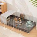 Corrugated Plastic Guinea Pig Cage Liner 55x28x3.9inch for 4x2 14inch Panels Grids Rabbit CNC Cage Liner