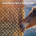 Large Round Bale Hay Net for Horses, 5x5 ft Hay Nets for Horses Slow Feed Knotless, Slow Feeder Hay nets for Horses, Fit