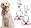 Cat & Dog Collar Bell, Pack of 2, Extra Loud Dog Bell for Pet Tracking & Saving Wildlife, Birds, Durable Iron Split Ring