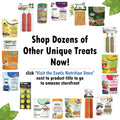 Exotic Nutrition Peas & Carrots 8 oz. - Healthy Natural Mixed Dried Vegetable Treat - for Rabbits, Guinea Pigs, Hamsters
