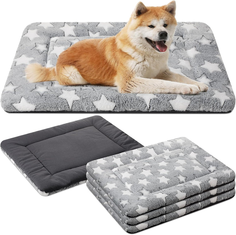 VitalCozy 4 Pcs Dog Crate Pads Soft Warm,20 x 30 x 1.6 Inch