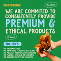 Bully & Bones 6 Inch Cow Ear Rolls (12 Pack) for Dogs. Collagen and Protein Rich, Healthy Single-Ingredient Beef chew Tr