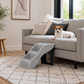 TRIXIE Lightweight 3-Step Pet Stairs, Gray