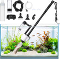 AQQA Electric Aquarium Gravel Cleaner, 8 in 1 Fish Tank Vacuum