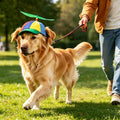 Propeller Baseball Cap for Big Dogs & Cats - Adjustable Strap Pet Sun Hat with Ear Holes, Colorful Fun Sports Hat for Pa
