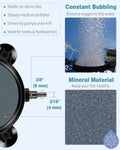 Pawfly Aquarium 4 Inch Air Stone, Fish Tank Airstone Bubble Diffuser for Air Pumps Buckets Fish Tanks Ponds DWC Reservoi