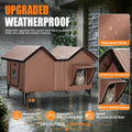 Outdoor Heated Cat House for Outside, Heated Outdoor Cat House Weatherproof