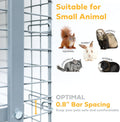 HOMESTEAD Rabbit Cage with Pull-Out Tray – 24 Inch Bunny Cage, Metal Rabbit Breeding Cage, Dual Access Doors, Waterproof