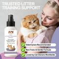 Cat Litter Training Spray – 150ml Natural Attractant for Cats & Kittens – Helps Guide Proper Litter Box Use – Indoor Toilet Training Aid