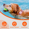 ilFindYou Waterproof Airtag Dog Collar Holder for Apple Air Tag, Silicone Dog Airtag Holder for Dogs & Cat Collars(Pink)