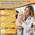 Cat Appetite Stimulant & Weight Gainer - Liquid B12 for Senior & Low Weight Felines - Supports Energy, Recovery, Digestion & Immune Health with L Lysine, Iron, Taurine - Cat Vitamins and Supplements