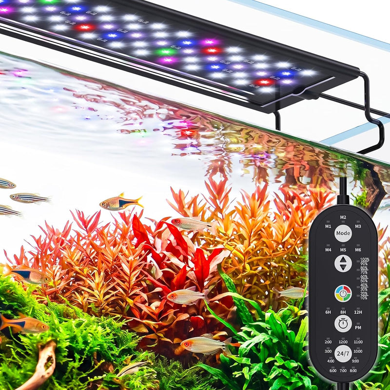 SEAOURA Aquarium Plant Light for 24-30in Fish Tank