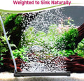 hygger Aquarium Bubble Curtain Wall, Quiet Fish Tank Air Stone with Accessories, High Dissolved Aquarium Bubbler Oxygen 