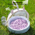 Mini&moe Hamster Travel Cage - Small Animal Carrier Cage with Water Bottle Small Portable Hamster Cage for Mice, Gerbils