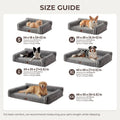 Orthopedic Dog Bed Large 35x25x9.5” Washable Cover