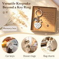 Pet Memorial Gifts for Dogs, Keepsakes Sympathy Remembrance Keychain, Pet Loss Paw Print Charm Key Ring Remembrances for
