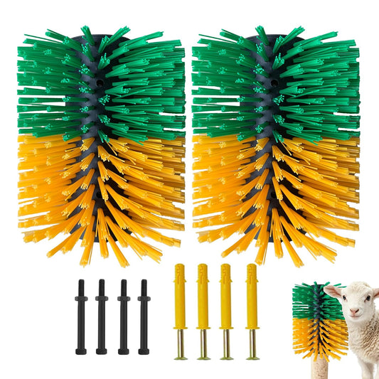 Pig Goat Scratching Brush Livestock Body Scratcher Brush for Grooming Samll Animal Scratching Post Full Massage Self-Gro