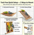 Bird Seagrass Mat Parrot Climbing Net Ladder Bridge Chew Toy