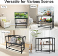 Fish Tank Stand, 40 Gallon Heavy Duty Metal Aquarium Stands, Reptile Tank, Turtle Tank, Breeder Tank Stand, 660LBS Capac