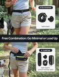 Pecute Heavy Duty Hands Free Dog Leash for Large Breeds with Waist Pouch