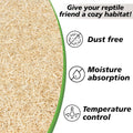 Sukh 14OZ Natural Aspen Shavings Reptile Bedding - Wood Shaving Pet Bedding