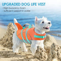 AOFITEE Dog Life Jacket Shark Small Dog Life Vest for Swimming Boating, S
