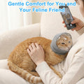 CIATBYYJ Adjustable Cat Muzzle for Grooming, Breathable Cat Pet Head Cover, Transparent Anti-Bite Cats Mask Helmet for Nail Trimming Bathing Vet Visits(M)
